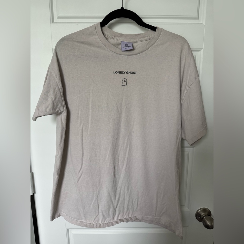 Lonely Ghost Cream T-Shirt